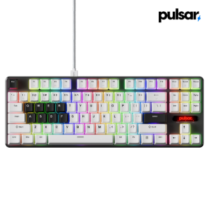 펄사 PCMK 2 HE TKL 자석축 게이밍 마그네틱 핫스왑 키보드 화이트, 마그네틱축