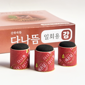해온담 일회용(강) 쑥뜸 황토+강화쑥 간편부착 연기/냄새없는 다나뜸 쑥뜸 40개입