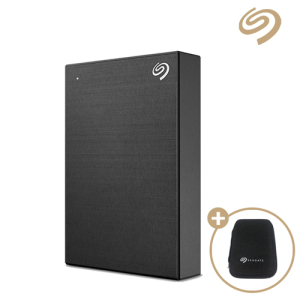 [N배송 도착보장] 공식인증점 씨게이트 외장하드 SEAGATE 외장 HDD 데이터복구 3년보장 파우치 1TB, 블랙