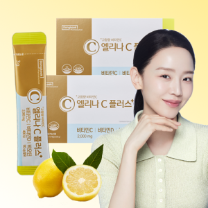 [200포] 동국제약 엘리나C 플러스 비타민C 맛있는 고함량 비타민씨 D 비오틴 100포, 2개
