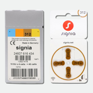 시그니아 보청기 배터리 건전지 1박스 40알 갈색