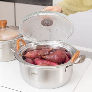 쉬젤  스텐 찜냄비 채소 찜기 세트 만두 찜통