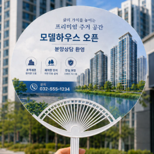 부채 제작 대형 여름 홍보물 주문제작 굿즈