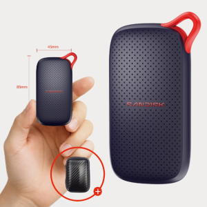 샌디스크 외장SSD 1테라 1TB 포터블 SDSSDE31 대용량 고성능 휴대용 SSD + 전용 케이스