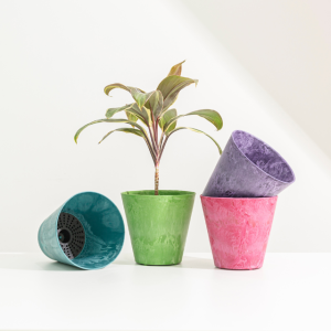 아트스톤 대형화분 라운드클레어 17cm