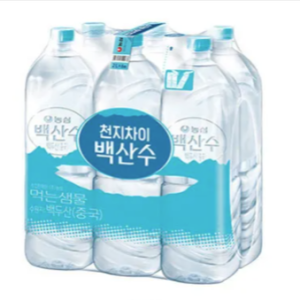농심 백산수 2L 24병 (유/무라벨 랜덤) 생수