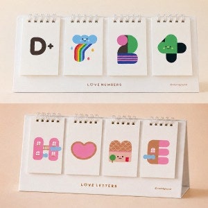 D+ 숫자와 언어를 담은 러브넘버스 디데이달력