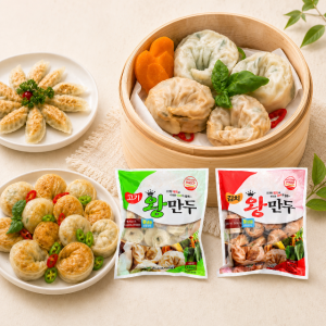 농민식품 육즙 가득 속이 꽉 찬 손만두