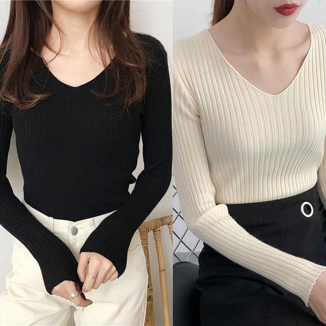 피부에 닿는 부드러움이 일품! 골지니트, 온종일 편안함을 느껴보세요.