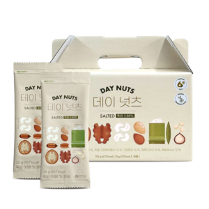 인산가 프리미엄 데이넛츠 1box + 1box (총 2box) 9회죽염 하루견과 명절선물세트