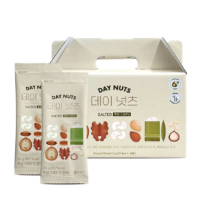 인산가 프리미엄 데이넛츠 1box + 1box (총 2box) 9회죽염 하루견과 명절선물세트