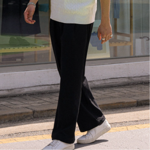 (L-6XL)브릴로 숨멎핏 밴딩슬랙스 (스탠다드핏/와이드핏)[빅사이즈,뱃살커버,허리보정,링클프리,스판]