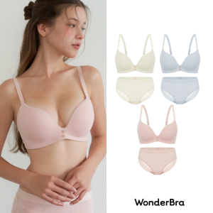 원더브라 공식몰 노와이어 볼륨 여성속옷 3세트