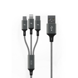 3IN1 멀티 동시충전 C타입 8핀 5핀 고속 충전 케이블 아이폰 전자담배 갤럭시