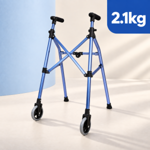 대세엠케어 2.1kg 초경량 라이트워커 접이식 고령자용 보행차 노인용 보행보조기 + 보관가방 증정