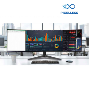 픽셀리스 PLS-E49R5K60B 런칭기념이벤트 국내생산 5K나노IPS 60HZ 게이밍 123~124cm(49인치), 무결점