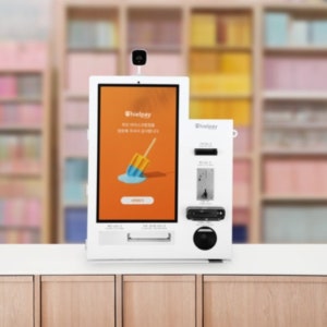 히엘페이 키오스크 현금카드겸용 무인점포 유통매장 탁상형 아이스크림 문구점 편의점 신규 개인