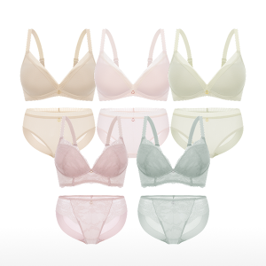 원더브라 베스트 노와이어 볼륨 여성속옷 5세트