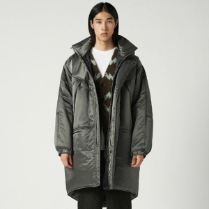 [비바스튜디오]  패디드 필드 파카 롱패딩 - GRAY KHAKI