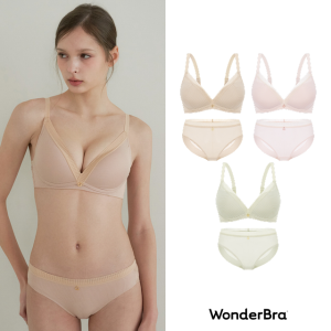 [원더브라] 노와이어 볼륨 여성속옷 3세트