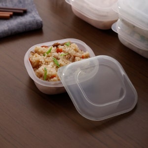 마나 전자렌지 냉동밥 보관용기 투명 2P세트