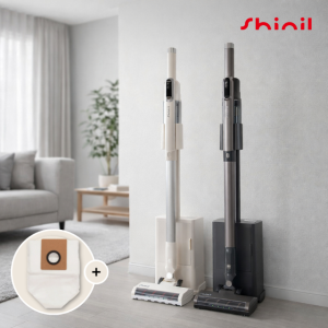 신일 에어그립 자동먼지비움 스테이션 무선청소기