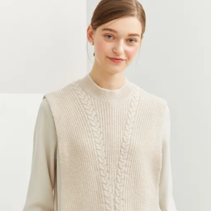 [닥스레이디스] 워머니트베스트 긴팔 블라우스