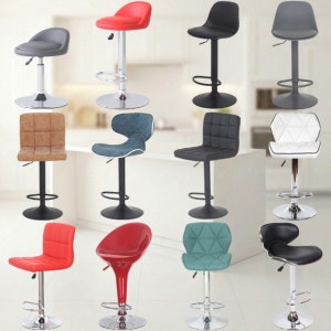 베스트렉 A104P 발걸이형 홈바의자 아일랜드식탁 바체어 회전 높은 높낮이조절