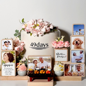 [무료보정] 납골당 미니액자 사진액자 꾸미기