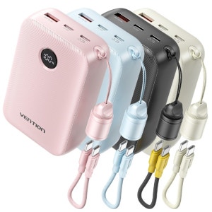 벤션 Velo PD 고속충전 보조배터리 22.5W FKA FKB 20000mAh, 핑크