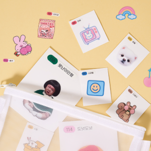 띠부띠부씰 주문제작 스티커 다꾸 포토 사진 소량 굿즈 대량 만들기 기본띠부(10장) OPP