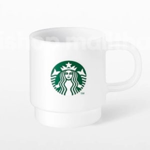 스타벅스 커넥티드 인 그린 밀크 글라스 머그컵 290ml