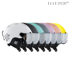 엘르스포츠샵 머스트 MUST 초경량 바이저 헬멧 아시안핏 고글일체형 아동 성인 주니어 대두용 스키 스노우보드 헬멧