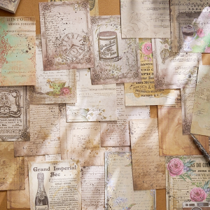 50도안 100매 감성 빈티지 다꾸배경지