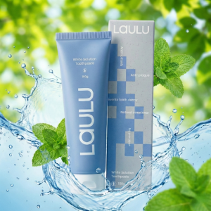 라울루 천연 미백 무불소 화이트솔루션 치약