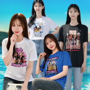 우정 여행 티셔츠 주문 제작 17수 단체티 소량 커스텀 공주 사진 프린팅