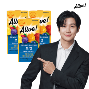 얼라이브 최우식 포맨 멀티비타민 60정, 3개