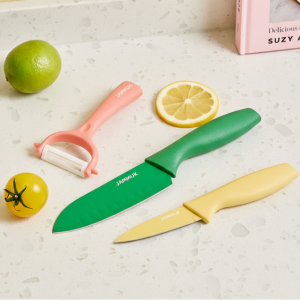 잼먹 스텐 이유식 칼 주방칼 필러 3종 세트