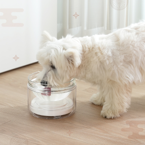 웰리 강아지수반 IoT 강아지 물그릇 유리수반