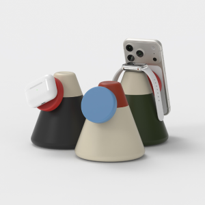 리큐엠 맥큐 2in1 Qi2 맥세이프 고속 무선충전 오브제 ACONE 갤럭시 애플워치 호환