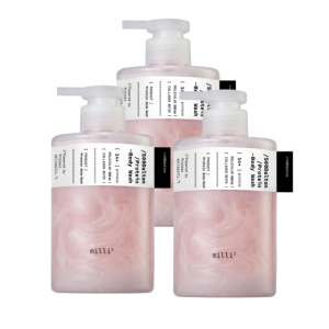 [밀리밀리 공식] 2&1(3개)｜500달톤 프로틴 바디워시 (500ml+500ml+500ml) 향좋은 고보습 퍼퓸 바디워시 등드름 각질제거 샤워젤