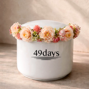 납골당 봉안당 꾸미기 납골함 봉안함 유골함 리스 조화 꽃 소품 장식 01아네모네포인트리스