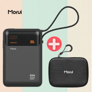 모루이 65W 20000mAh PPS 초고속충전2.0 기내반입 대용량 보조배터리 MT-65
