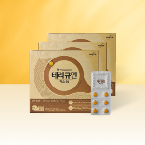 테라큐민 맥스 60 수용성 커큐민 고분자 폴리머 강황 정제 흡수율 85배 60정, 3개
