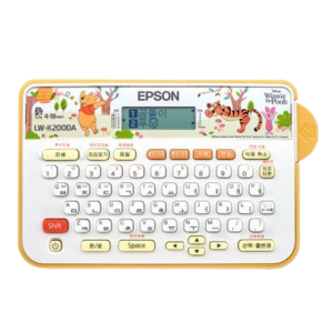 엡손 네이머 라벨프린터 네임 스티커 휴대용 미니 라벨기 LW- K200DA 곰돌이푸