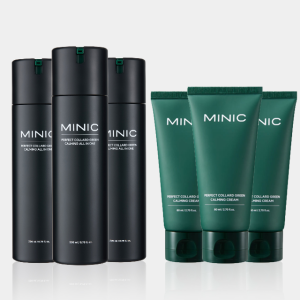 미닉 퍼펙트 콜라드 그린 진정 올인원 200mlx3개+진정크림 80mlx3개 SET (+클렌저 30ml 증정)