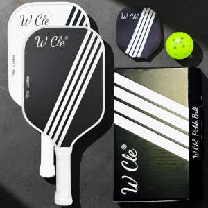 더블유클 T700 카본 피클볼 패들 라켓 공 세트