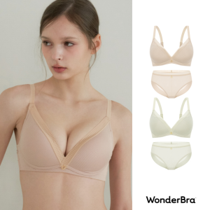 [원더브라] 노와이어 볼륨 여성속옷 2세트