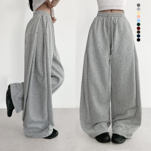 봄신상 10컬러 또또 스냅 와이드 팬츠 벌룬 트레이닝 츄리닝 바지 키작녀 키큰녀 면팬츠 면