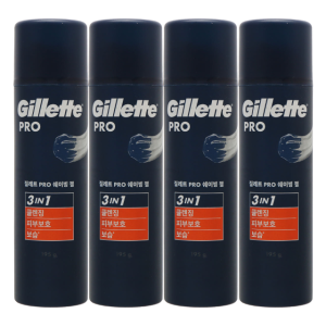 질레트 프로 쉐이브젤 195g x 3개 면도크림 면도젤